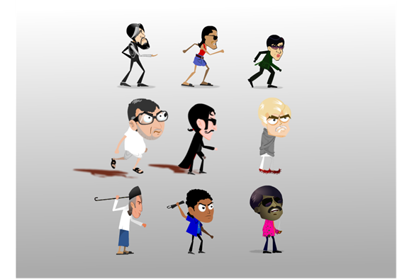 Characters: Flash game Characters